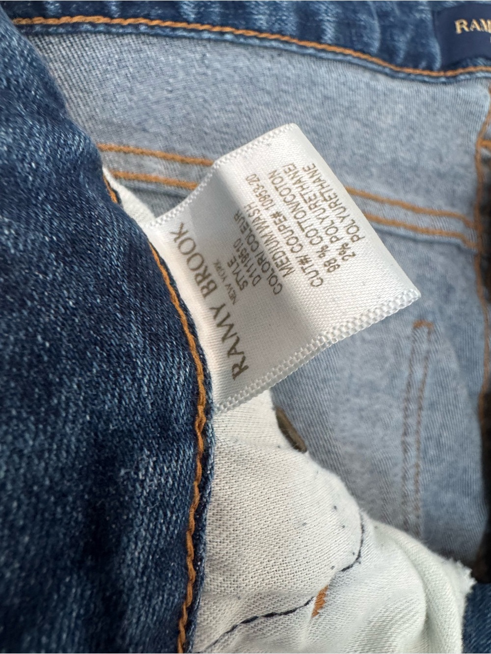 Ramy Brook High-Rise Flared Jeans in Dark Blue - Picture 7 of 9